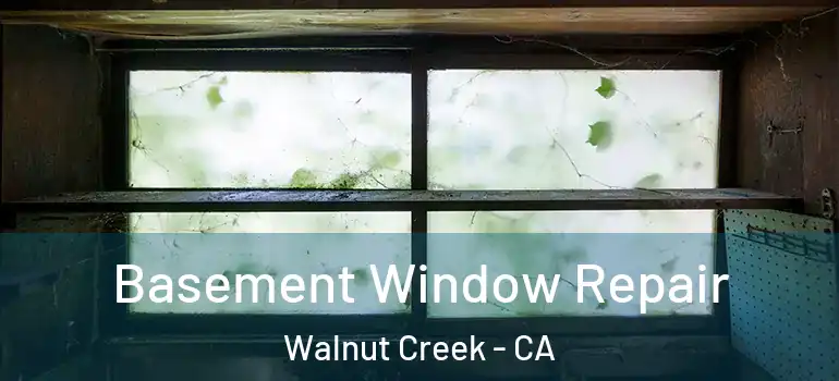  Basement Window Repair Walnut Creek - CA