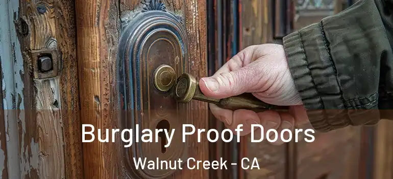  Burglary Proof Doors Walnut Creek - CA