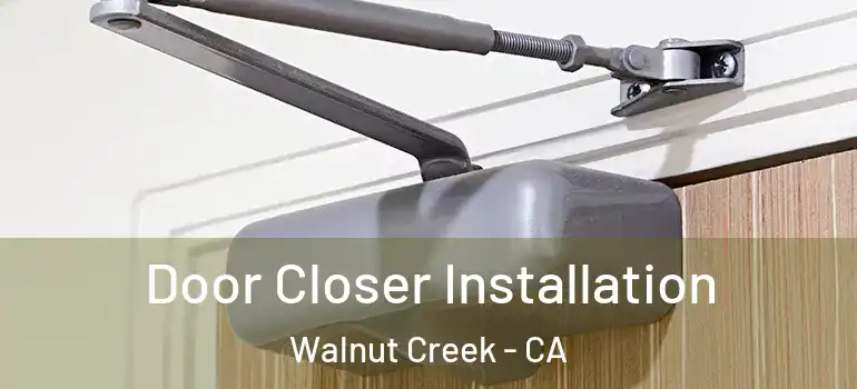  Door Closer Installation Walnut Creek - CA