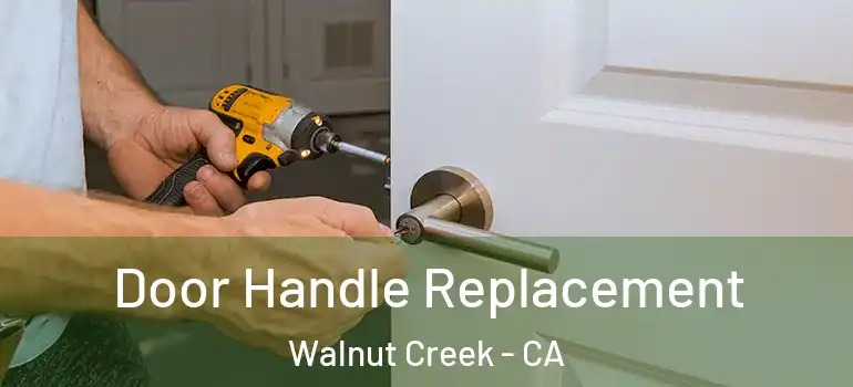  Door Handle Replacement Walnut Creek - CA