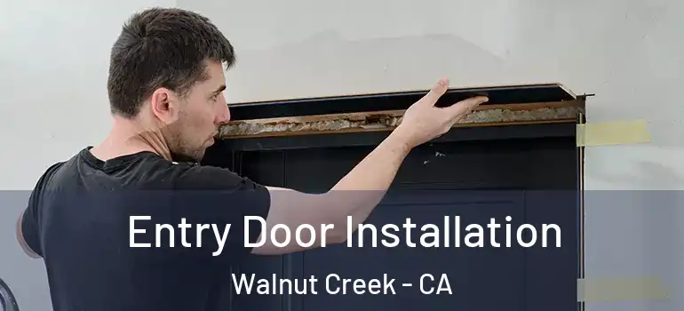  Entry Door Installation Walnut Creek - CA