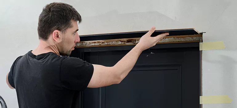 Wood Door Hole Repair in Walnut Creek, CA