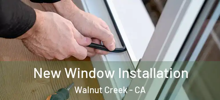  New Window Installation Walnut Creek - CA