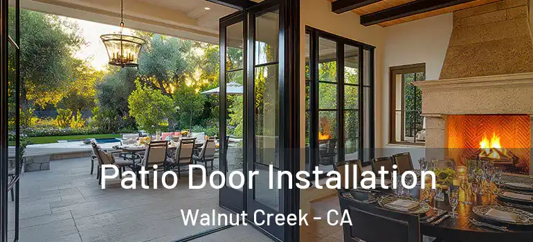  Patio Door Installation Walnut Creek - CA
