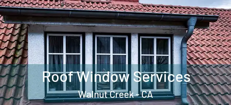  Roof Window Services Walnut Creek - CA