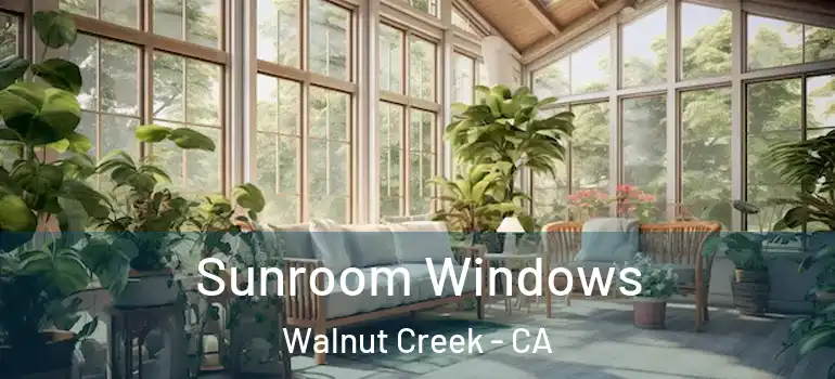  Sunroom Windows Walnut Creek - CA
