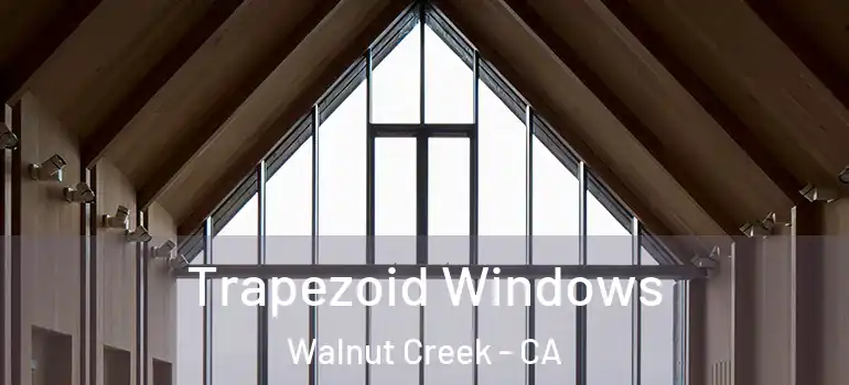  Trapezoid Windows Walnut Creek - CA
