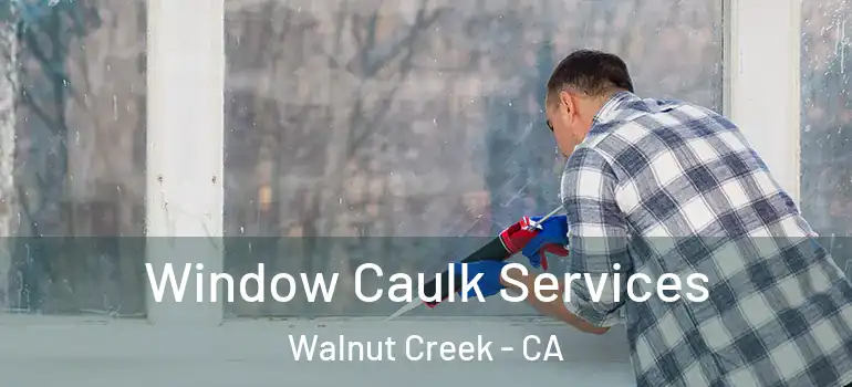  Window Caulk Services Walnut Creek - CA