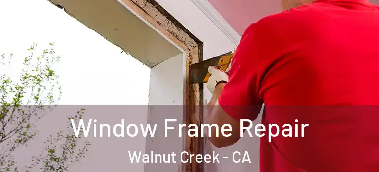  Window Frame Repair Walnut Creek - CA